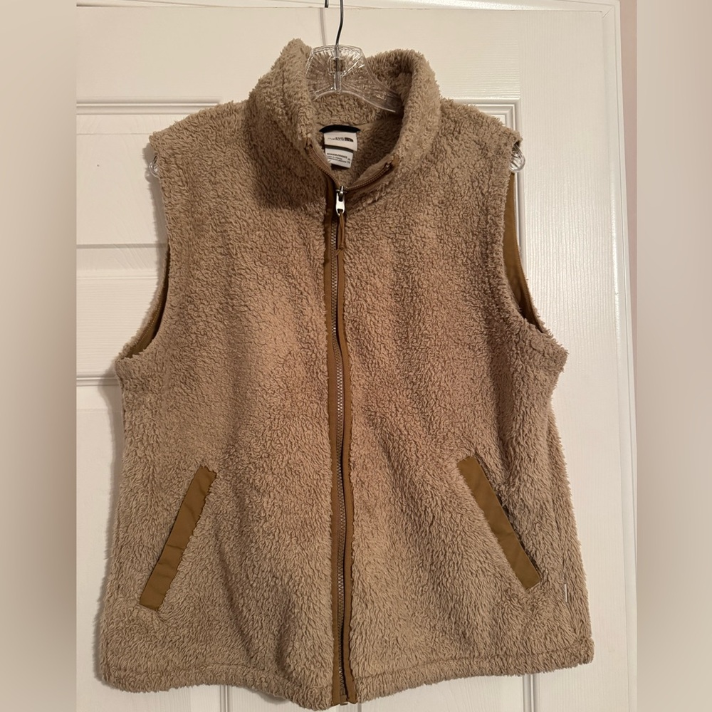 The North Face Tan Sherpa Vest
